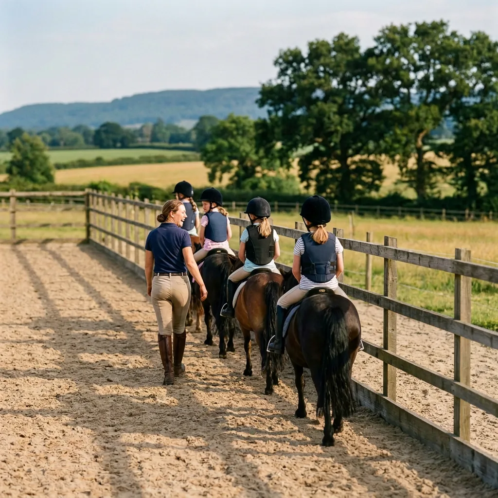 Cours de poney à Saint-Martin-en-Vercors, Drôme